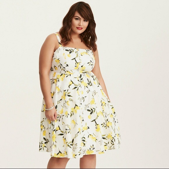lemon dress torrid